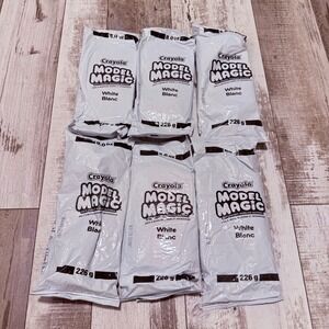 Crayola Model Magic White Modeling Material 6 Pack 226g Each